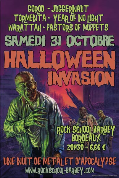 halloween invasion rock school barbey
